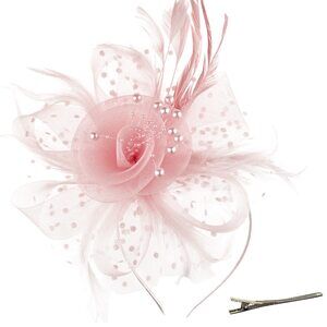 Women Fascinators Hats Flower Fascinators With Headband And Clip Tea 6348